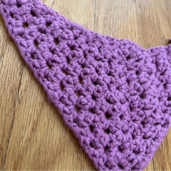 Handmade Crochet Dog Bandanas - Picture 2 of 3